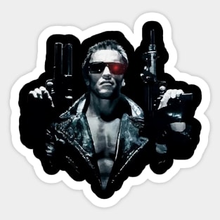 Arnold Come with Me if You Want to Live Sticker